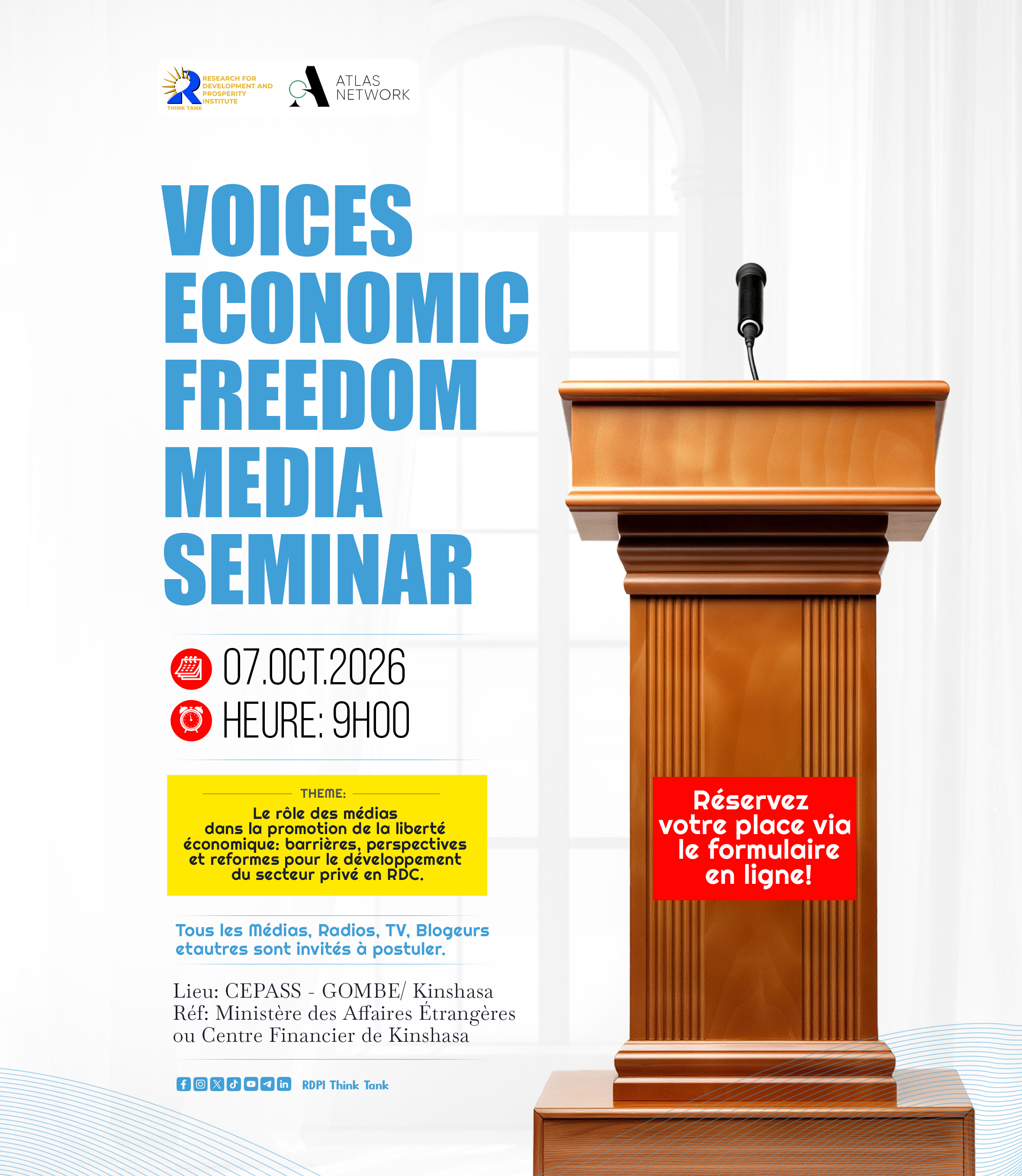 VOICES ECONOMIC FREEDOM MEDIA SEMINAR